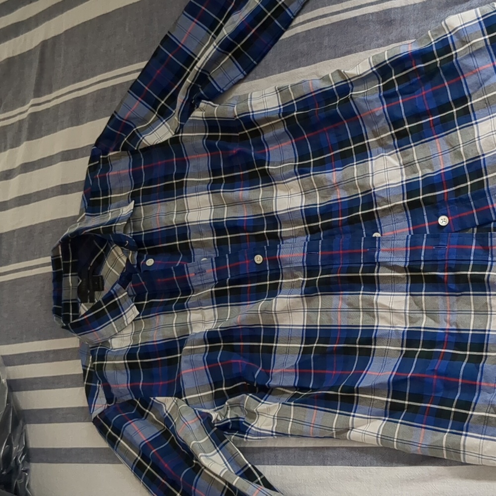 J Crew plaid shirt